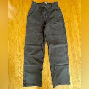 Aritzia Wilfred Free Black Modern Utility Pant